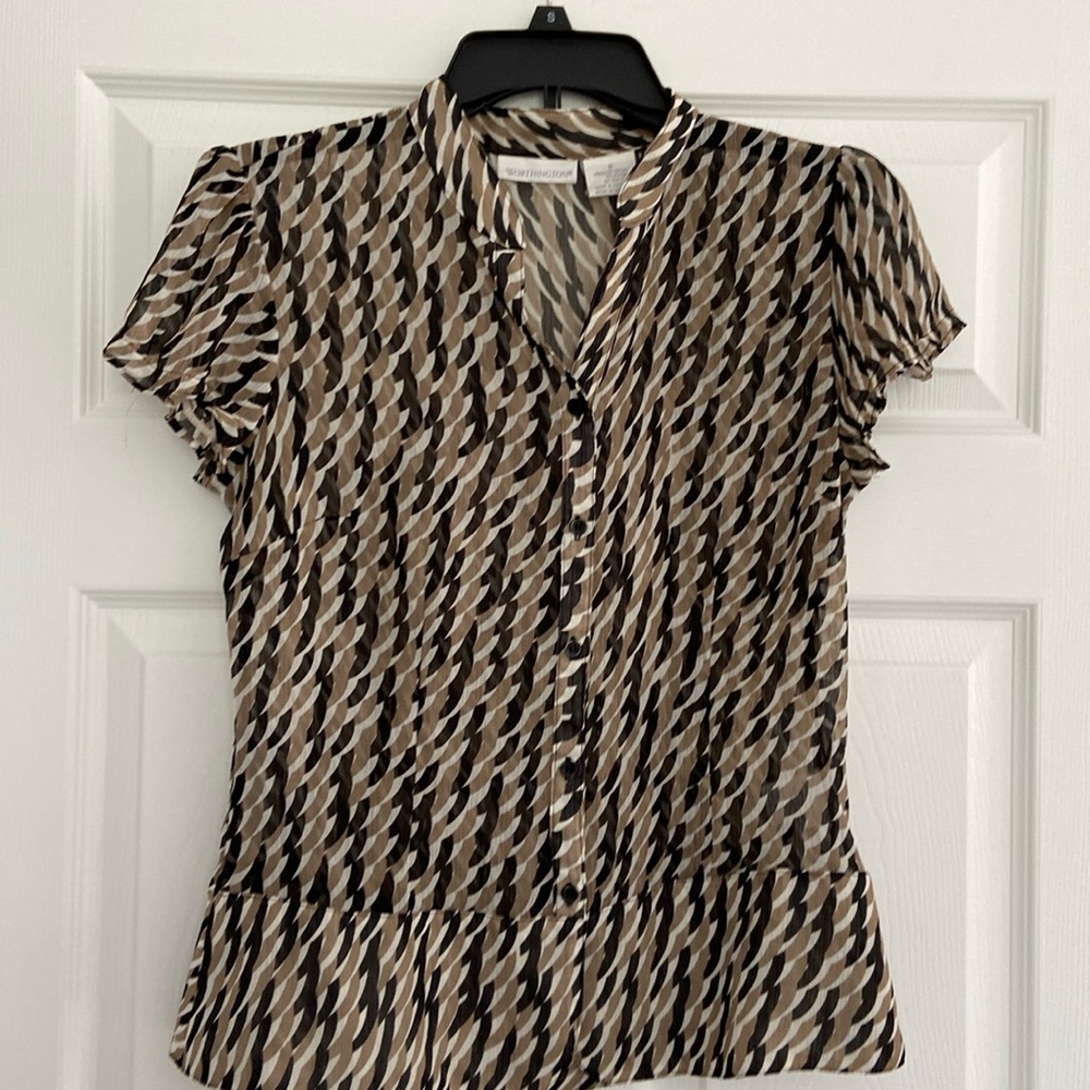 Worthington blouse size 6
